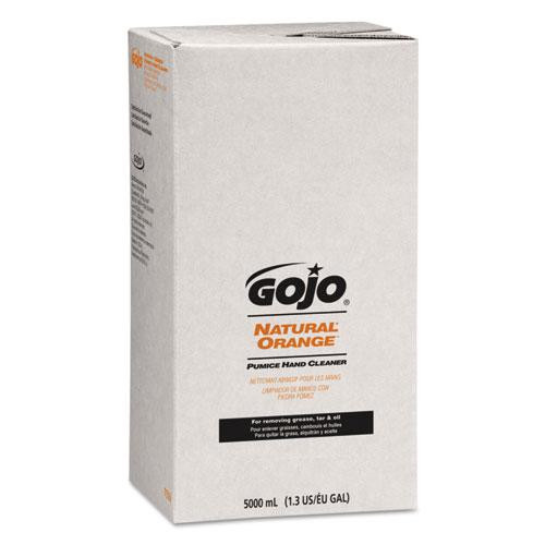 Natural Orange Pumice Hand Cleaner Refill, Citrus Scent, 5,000 Ml, 2/carton