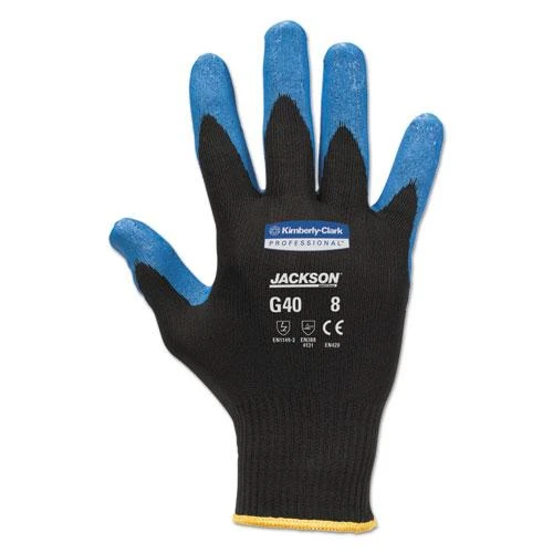 G40 Foam Nitrile Coated Gloves, 240 Mm Length, Large/size 9, Blue, 12 Pairs