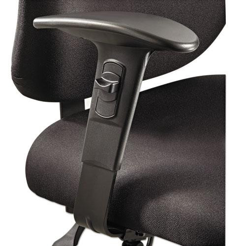 Adjustable T-pad Arms For Safco Alday And Vue Series Task Chairs And Stools, 3.5 X 10.5 X 14, Black, 2/set
