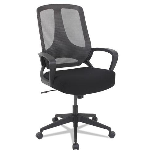 Alera Mb Series Mesh Mid-back Office Chair, Supports Up To 275 Lb, 18.11" To 21.65" Seat Height, Black