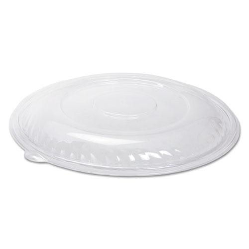 Caterline Pack N' Serve Plastic Lids, Dome Lid, 12" Diameter X 1.5"h, Clear, 25/carton