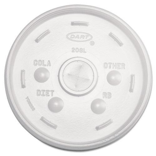 Cold Cup Lids, Fits 32 Oz Cups, Translucent, 100/sleeve, 10 Sleeves/carton