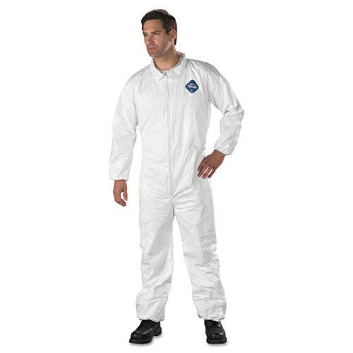 Coverall,tyvek Zip Ft Lrg