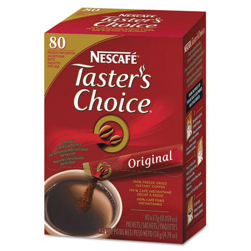 Taster's Choice Stick Pack, House Blend, 80/box