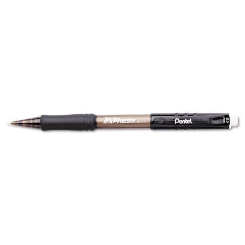 Twist-erase Express Mechanical Pencil, 0.5 Mm, Hb (#2.5), Black Lead, Black Barrel, Dozen