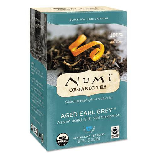 Organic Teas And Teasans, 1.27 Oz, Aged Earl Grey, 18/box