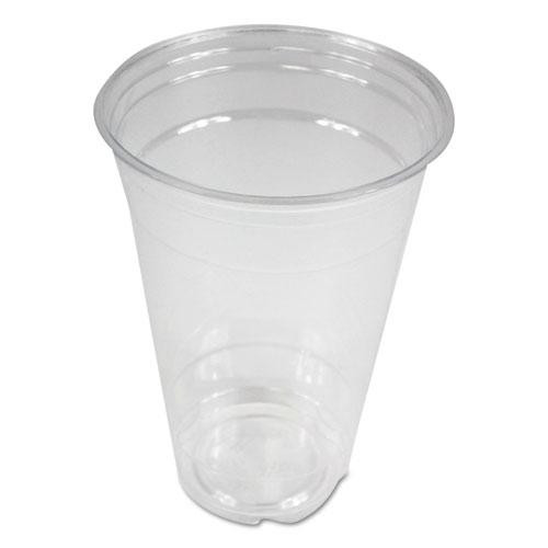 Clear Plastic Cold Cups, 20 Oz, Pet, 50 Cups/sleeve, 20 Sleeves/carton