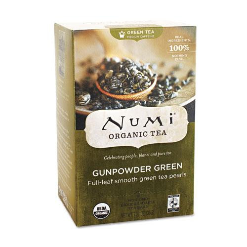 Organic Teas And Teasans, 1.27 Oz, Gunpowder Green, 18/box