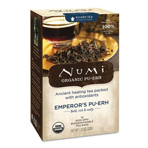 Organic Teas And Teasans, 0.125 Oz, Emperor's Puerh, 16/box