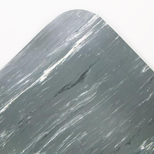 Cushion-step Surface Mat, 36 X 72, Marbleized Rubber, Gray