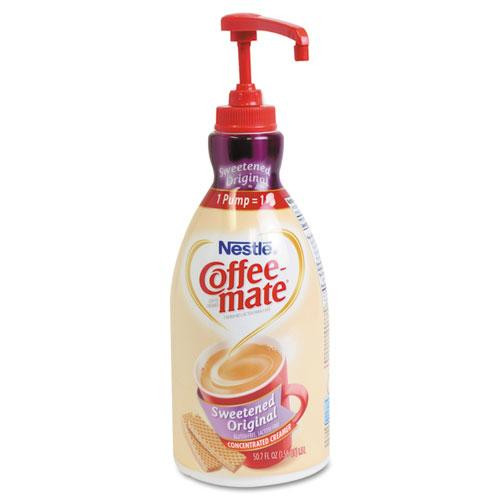 Liquid Coffee Creamer, Sweetened Original, 1500ml Pump Dispenser