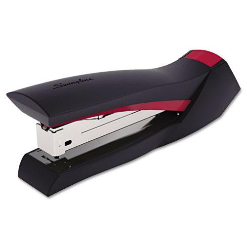 Stapler,smooth Grip,bk/rd