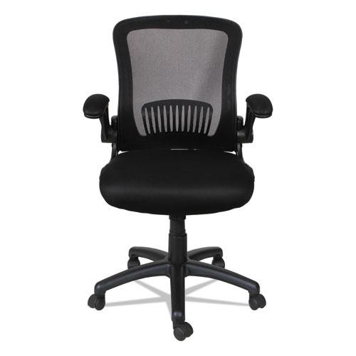Alera Eb-e Series Swivel/tilt Mid-back Mesh Chair, Supports Up To 275 Lb, 18.11" To 22.04" Seat Height, Black