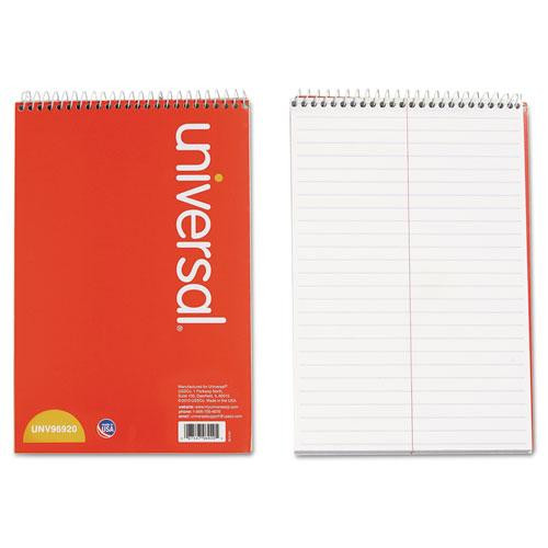 Steno Pads, Gregg Rule, Red Cover, 80 White 6 X 9 Sheets