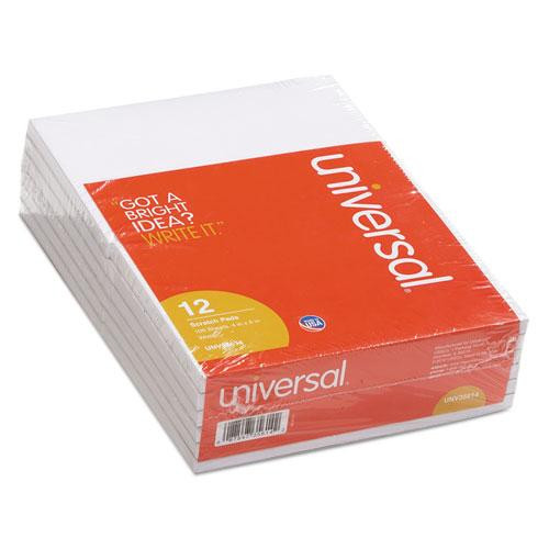 Scratch Pads, Unruled, 4 X 6, White, 100 Sheets, 12/pack - UNV35614