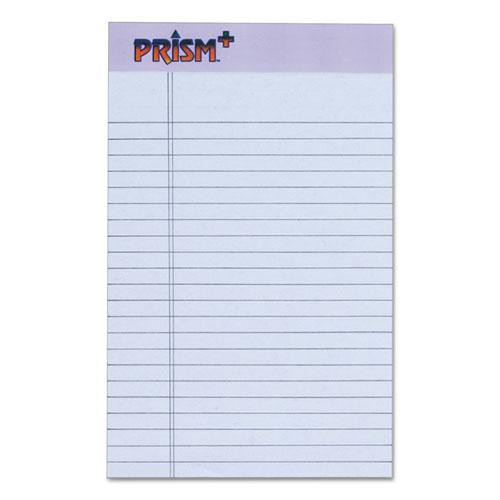 Prism + Colored Writing Pads, Narrow Rule, 50 Pastel Orchid 5 X 8 Sheets, 12/pack