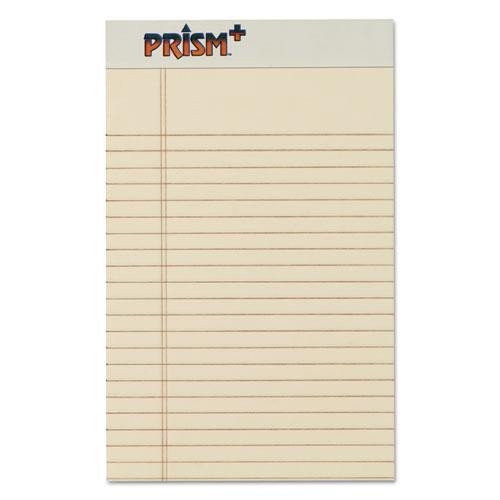 Prism + Colored Writing Pads, Narrow Rule, 50 Pastel Ivory 5 X 8 Sheets, 12/pack