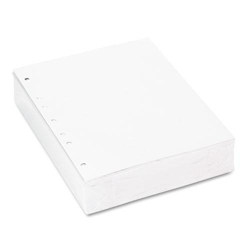 Perforated And Punched Paper, 7-hole Punched, 20 Lb Bond Weight, 8.5 X 11, White, 500/ream