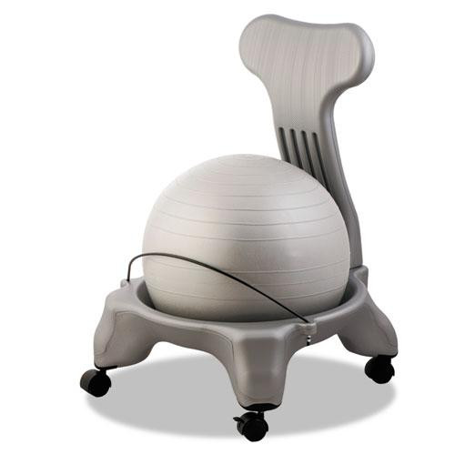 Fitpro Ball Chair, Supports Up To 200 Lb, Gray