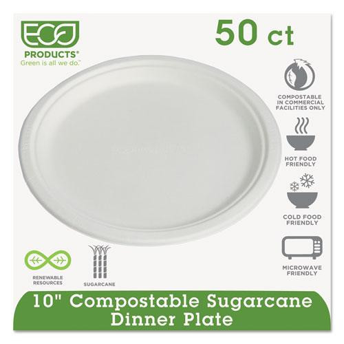 Plate,10" Eco Plate,ntwh