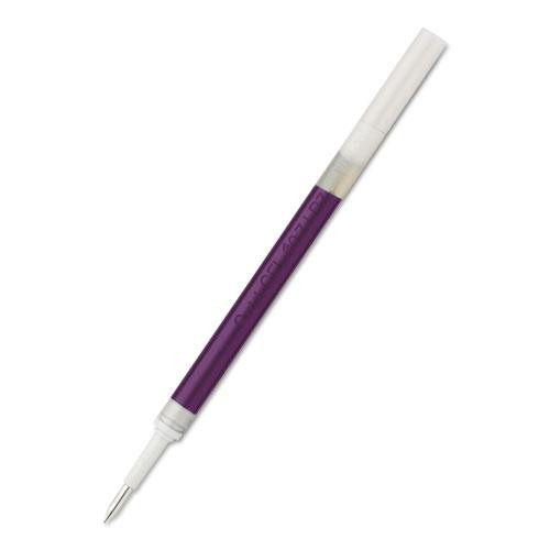 Refill For Pentel Energel Retractable Liquid Gel Pens, Medium Conical Tip, Violet Ink