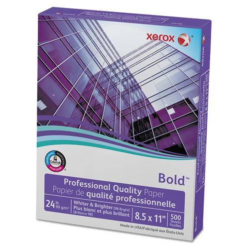 Bold Professional Quality Paper, 98 Bright, 24 Lb Bond Weight, 8.5 X 11, White, 500/ream