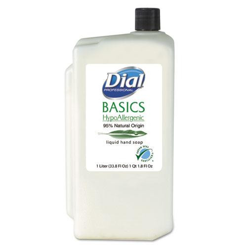 Basics Liquid Hand Soap Refill For 1 L Liquid Dispenser, Fresh Floral, 1 L, 8/carton