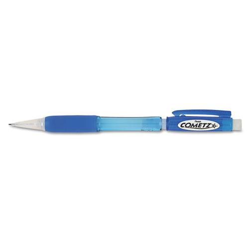 Cometz Mechanical Pencil, 0.9 Mm, Hb (#2.5), Black Lead, Blue Barrel, Dozen