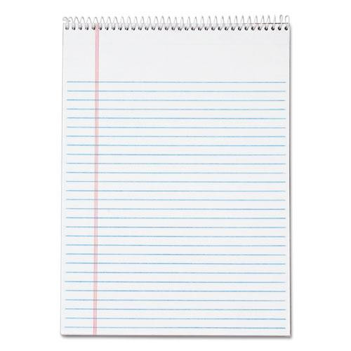 Docket Ruled Wirebound Pad With Cover, Wide/legal Rule, Blue Cover, 70 White 8.5 X 11.75 Sheets