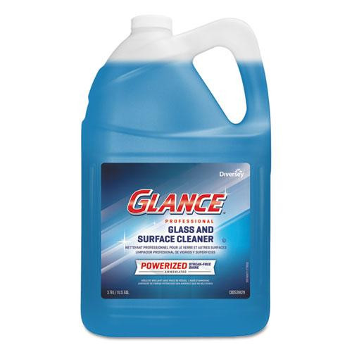 Glance Powerized Glass And Surface Cleaner, Liquid, 1 Gal, 2/carton