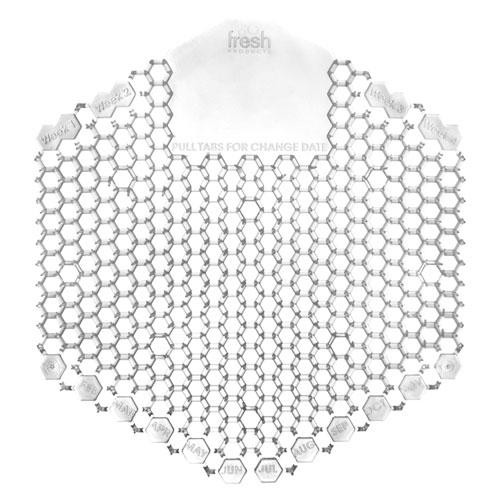 The Wave Urinal Deodorizer, Honeysuckle Scent, 58 G, Clear, 10/box, 6 Boxes/carton