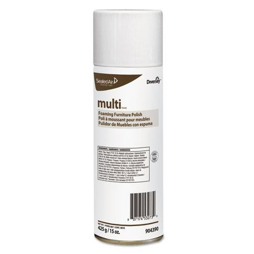 Shine-uptm/mc Multi-surface Foaming Polish, Lemon Scent, 15 Oz Aerosol Spray, 12/carton
