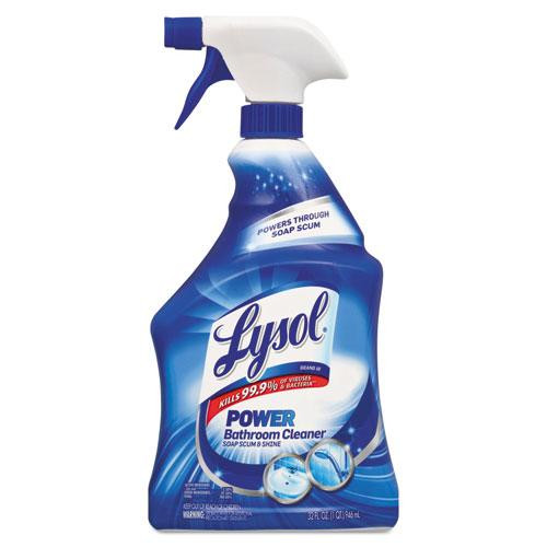 Disinfectant Power Bathroom Foamer, Liquid, Atlantic Fresh, 32 Oz Spray Bottle