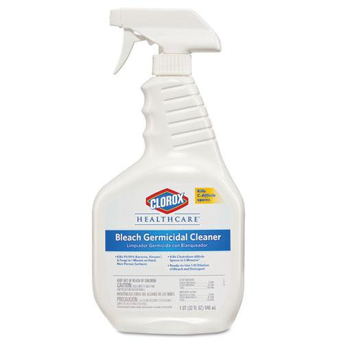 Bleach Germicidal Cleaner, 32 Oz Spray Bottle, 6/carton