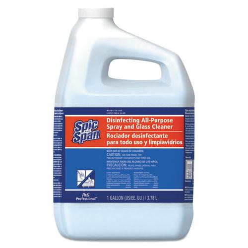 Disinfecting All-purpose Spray And Glass Cleaner, Fresh Scent, 1 Gal Bottle, 3/carton