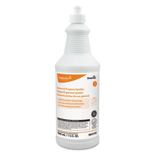 General Purpose Spotter, Floral Scent, Liquid, 1 Qt Squeeze Bottle, 6/carton