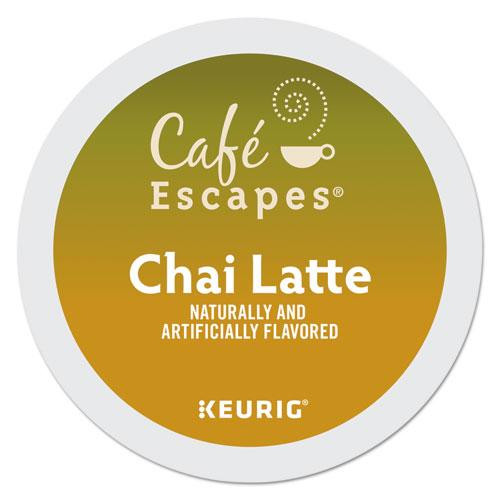 Cafe Escapes Chai Latte K-cups, 96/carton