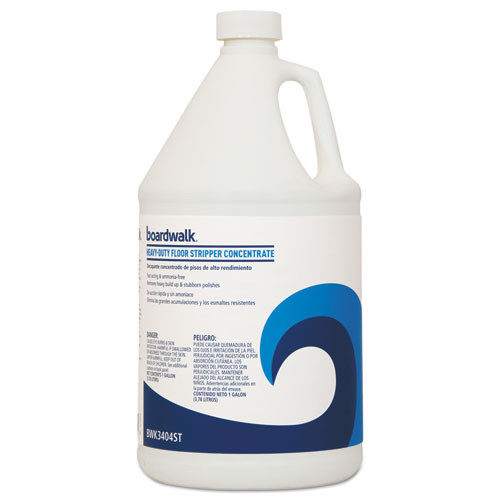 Concentrated Heavy-duty Floor Stripper, 1 Gal Bottle, 4/carton