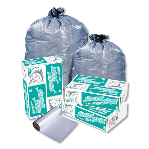 Eco-strong Can Liner, 16 Gal, 0.9 Mil, 24" X 32", Black, 500/carton