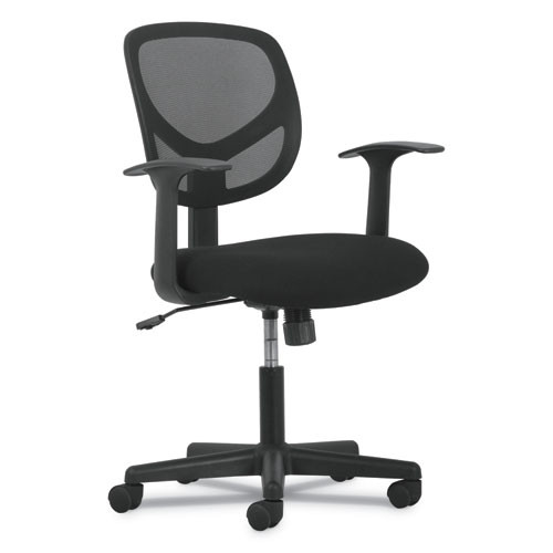 1-oh-two Mid-back Task Chairs, Supports Up To 250 Lb, 17" To 22" Seat Height, Black