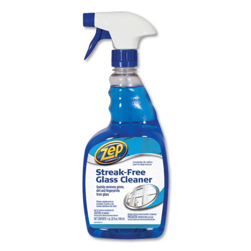 Streak-free Glass Cleaner, Pleasant Scent, 32 Oz Spray Bottle, 12/carton