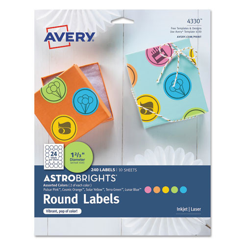 Label,1 2/3"dia,240/pk