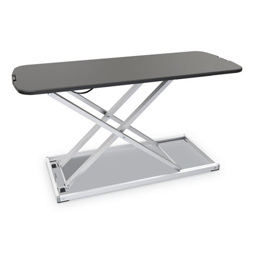 Adaptivergo Laptop Lifting Workstation, 31.25" X 12.63" X 1.38" To 16", Black/silver