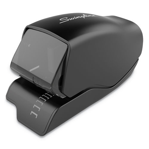 Desktop Cartridge Electric Stapler With Led Guide, 25-sheet Capacity, Black