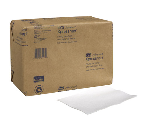 DX900 SCA Tork Advanced Xpressnap Napkin, White, 12/500
