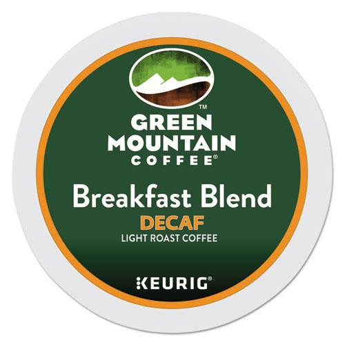 Breakfast Blend Decaf Coffee K-cups, 96/carton