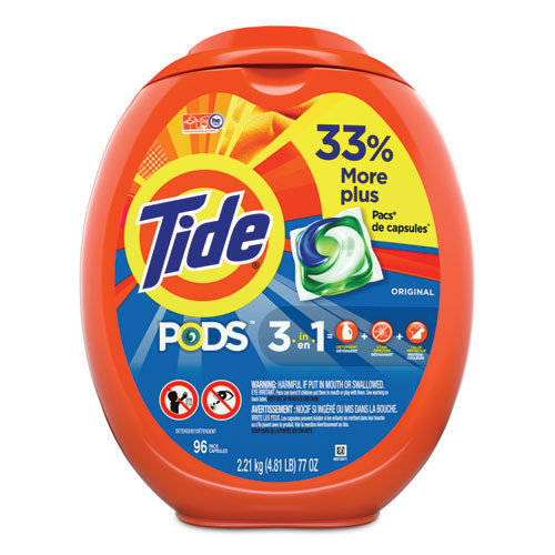 Detergent,pods,org,96/4ct