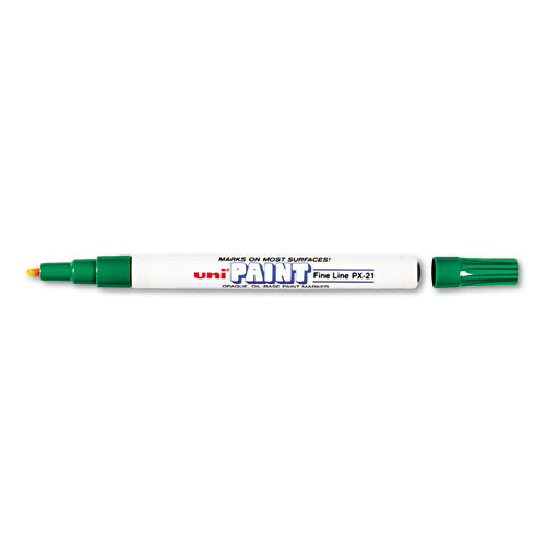 Permanent Marker, Fine Bullet Tip, Green