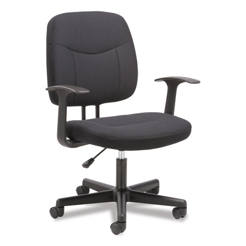 4-oh-two Mid-back Task Chair With Arms, Supports Up To 250 Lb, 15.94" To 20.67" Seat Height, Black