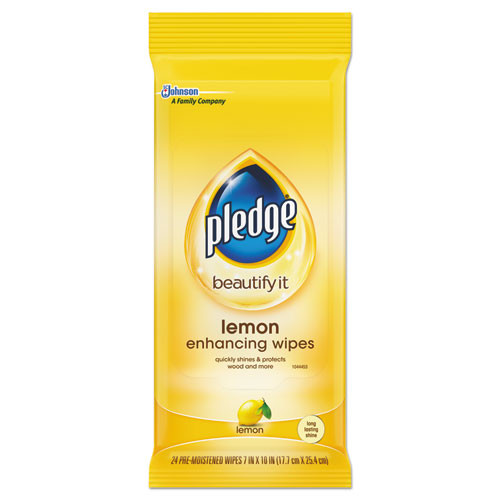 Wipes,pledge,lem,24/pk
